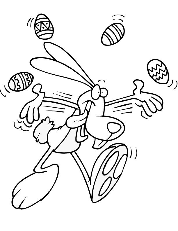 easter bunnies coloring pages. Easter Rabbit - Preview