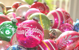 vintage style christmas ornaments