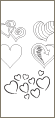 Hearts Coloring Pages