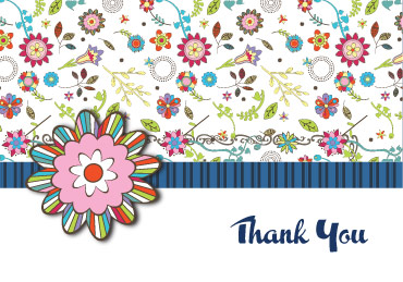 free thank you card printable