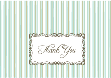 free printable thank you card