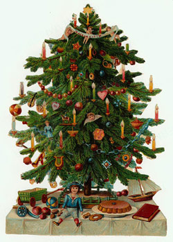 vintage christmas tree