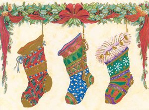 vintage christmas stockings